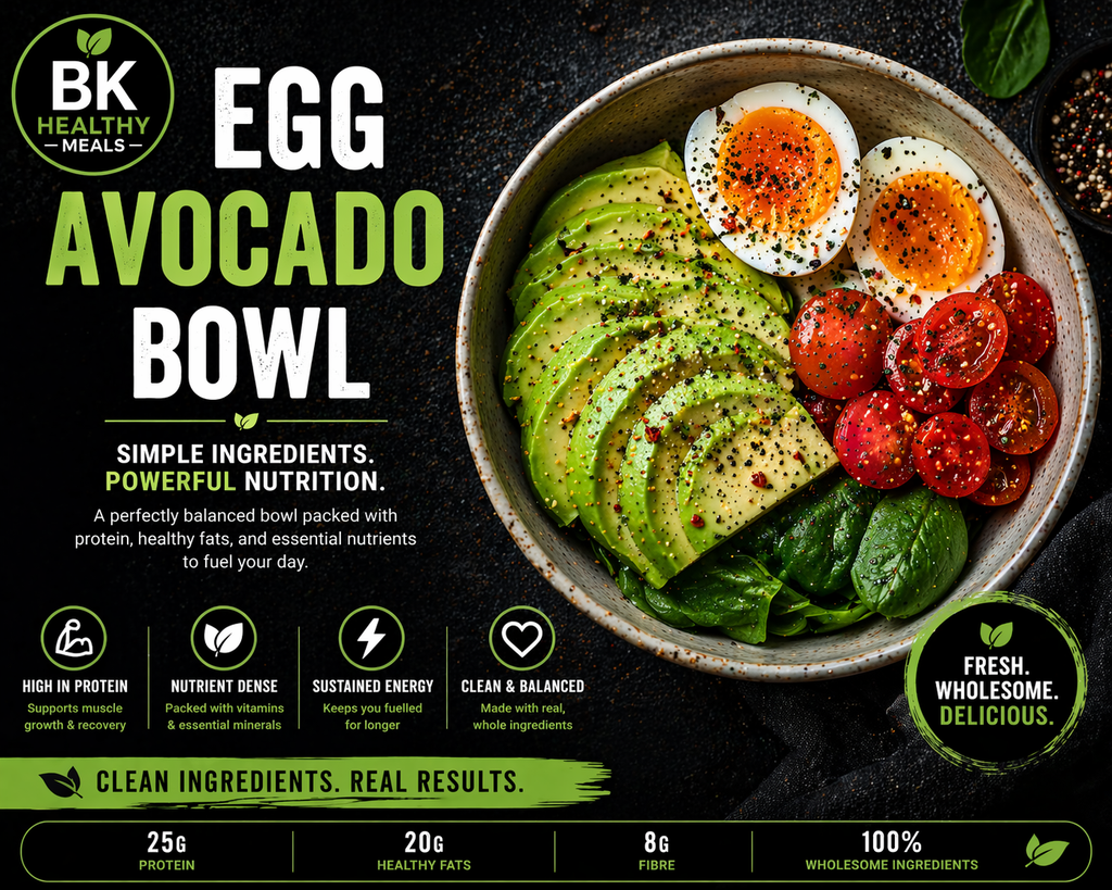 Egg avocado bowl