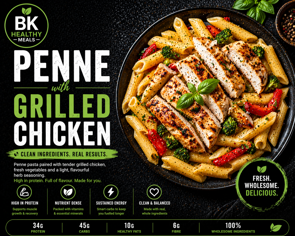 Penne with Grilled Chicken